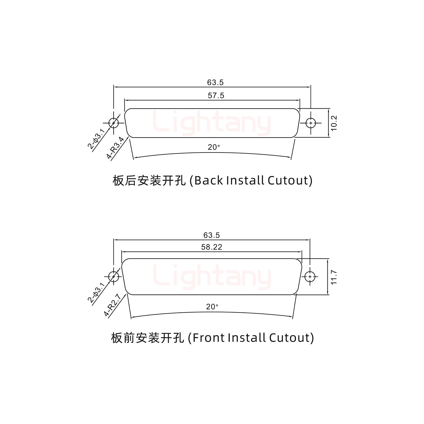 DB37母對(duì)母 轉(zhuǎn)接頭沖針