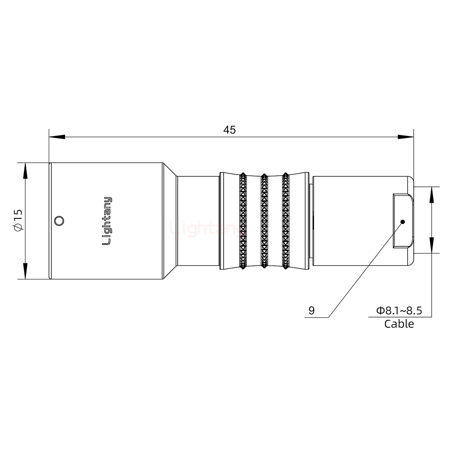 FHG.1K.002.CLAK85推拉自鎖彎式插頭