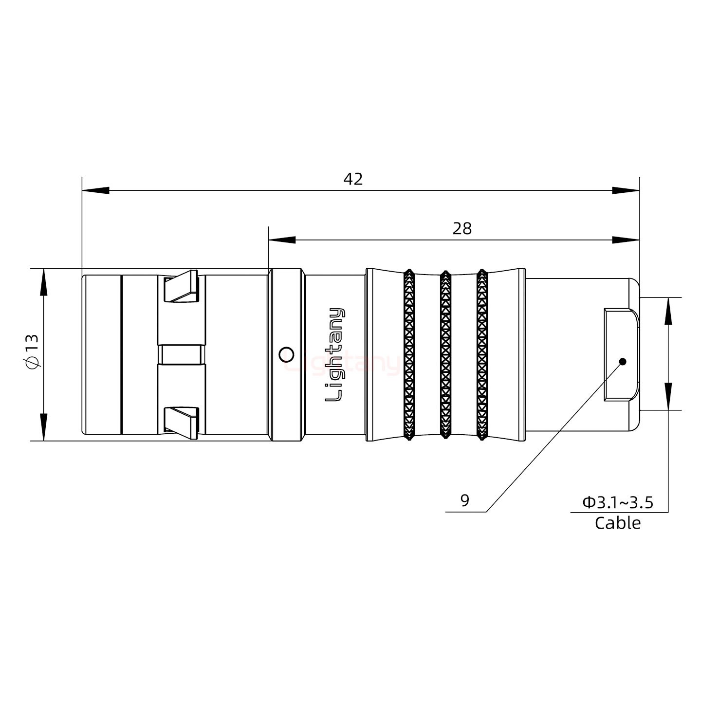 FGG.1K.002.CLAC35Z推拉自鎖帶護(hù)套直式插頭