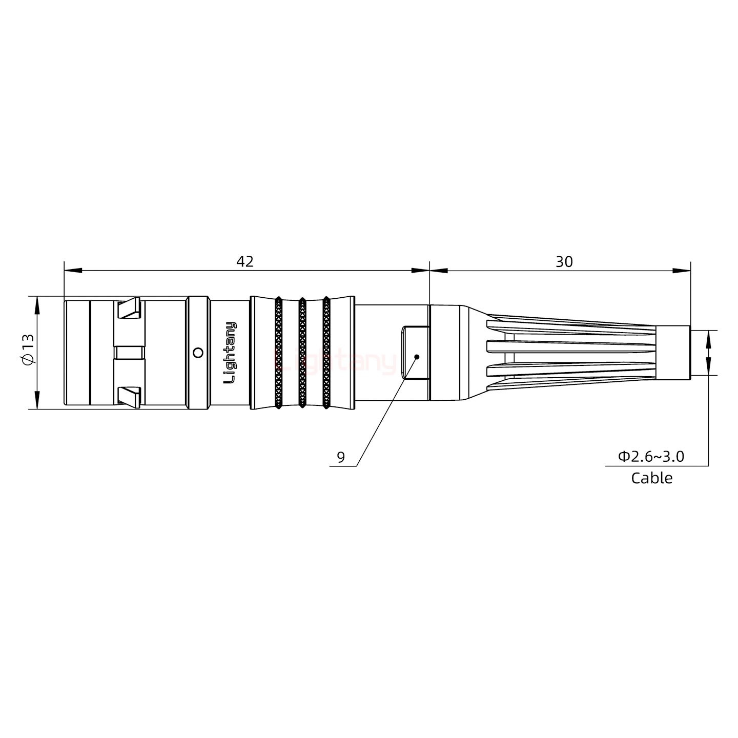 FGG.1K.003.CLAC30Z推拉自鎖帶護(hù)套直式插頭