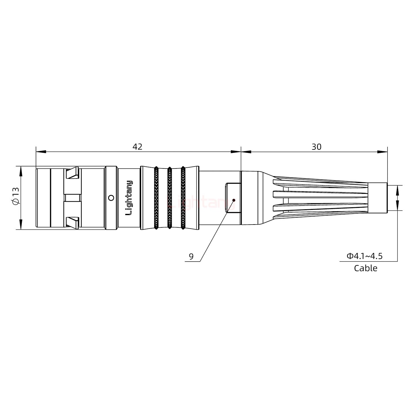 FGG.1K.003.CLAC45Z推拉自鎖帶護(hù)套直式插頭