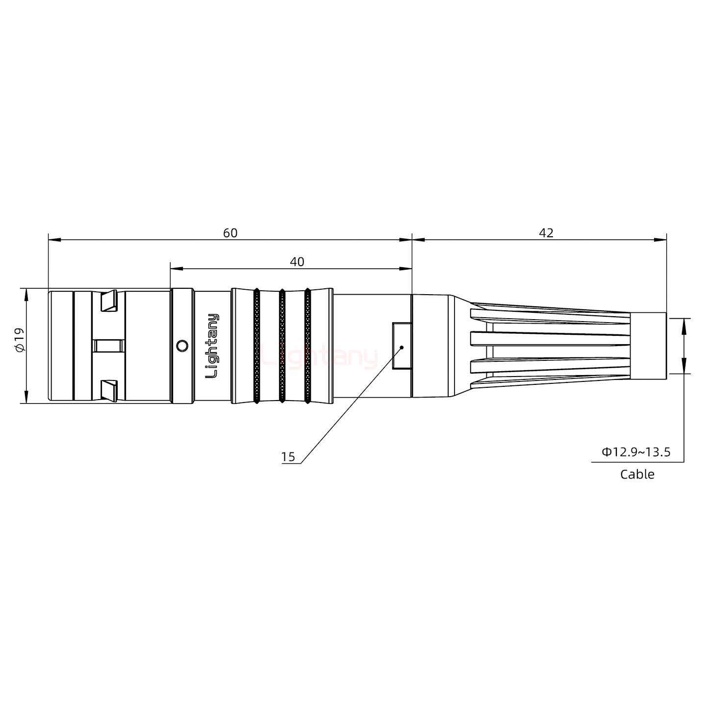 FGG.3K.004.CLAK13Z推拉自鎖帶護套直式插頭