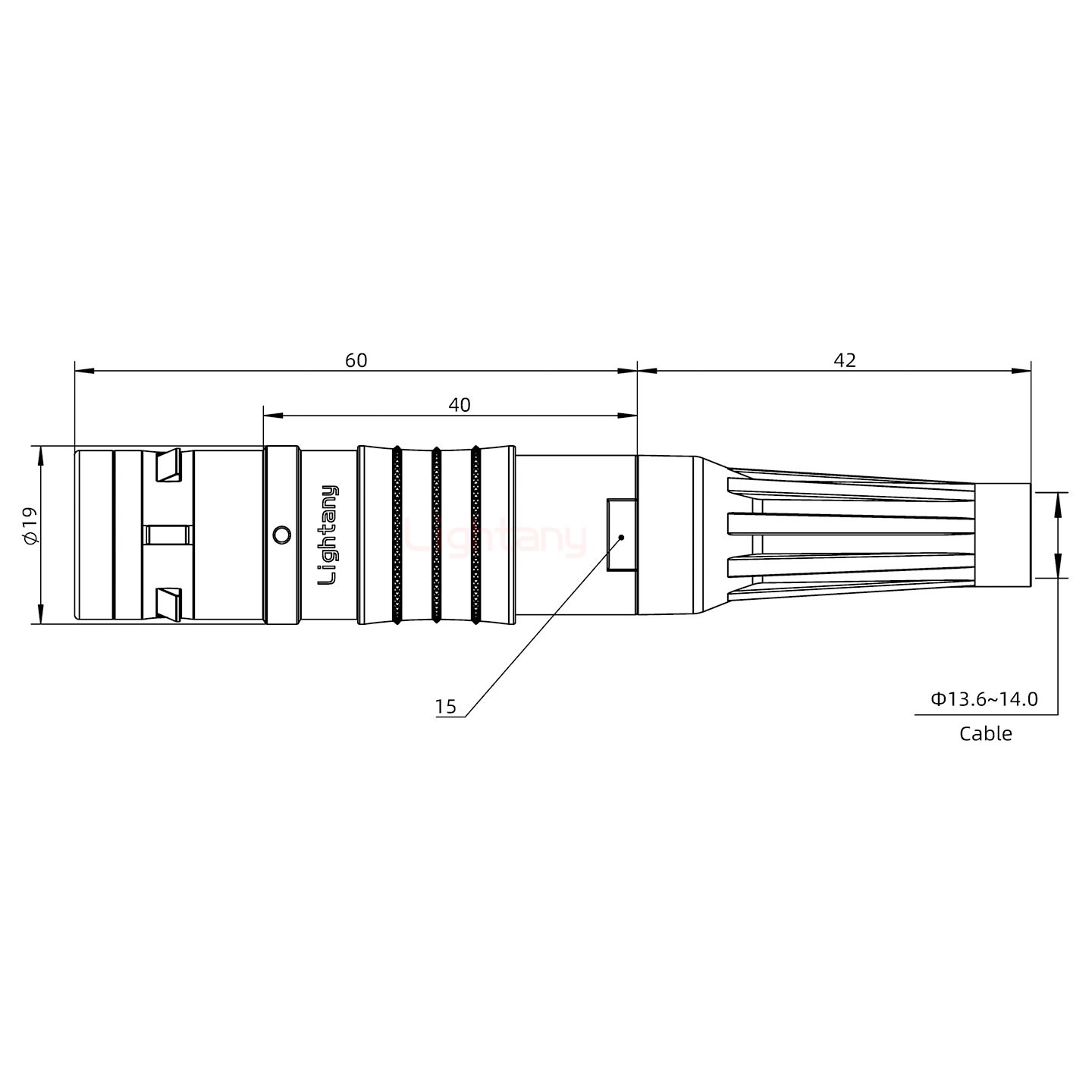 FGG.3K.007.CLAK14Z推拉自鎖帶護套直式插頭