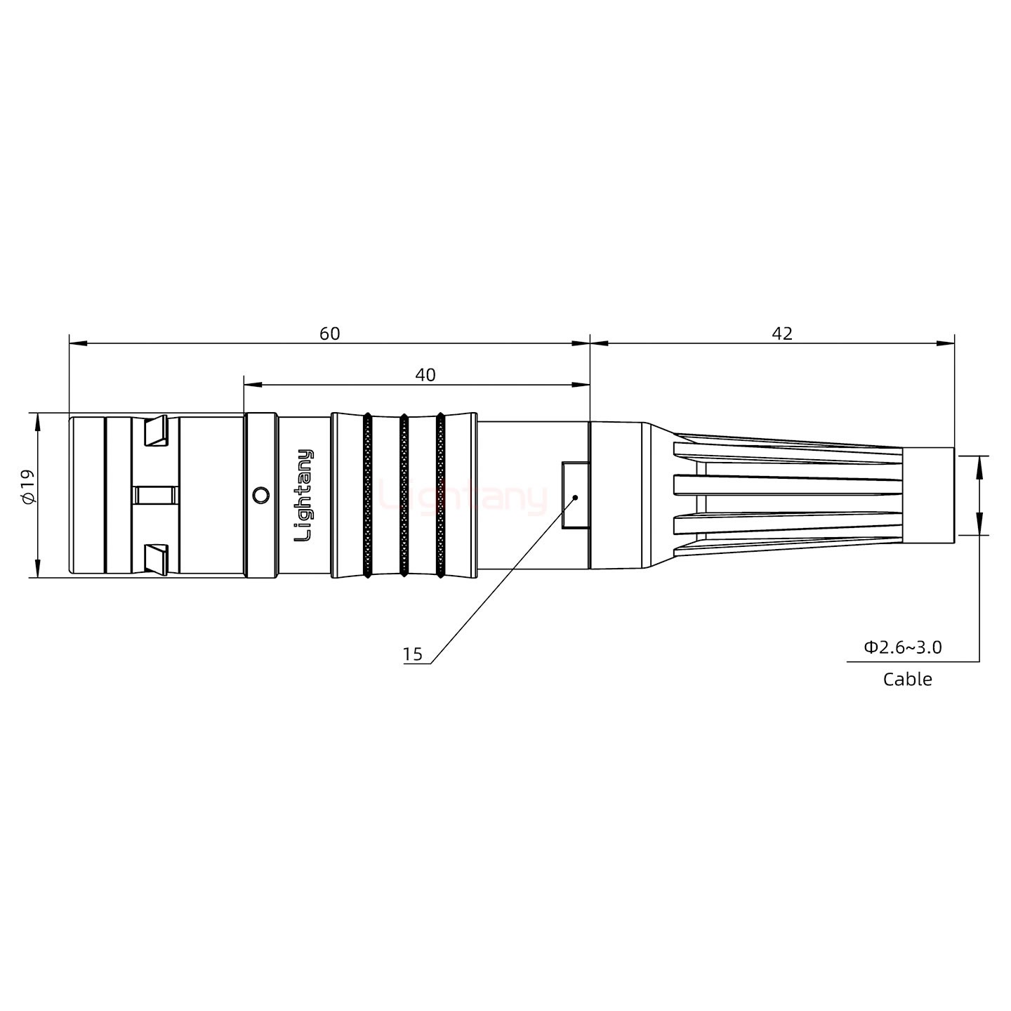 FGG.3K.018.CLAC30Z推拉自鎖帶護套直式插頭